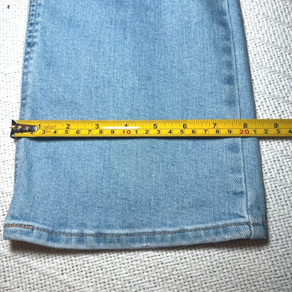 Levis Superlow Bootcut Jeans Light Wash Loose Fit Distressed Low Rise Grunge 26